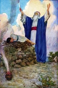 Abraham and Isaac on Mount Moriah