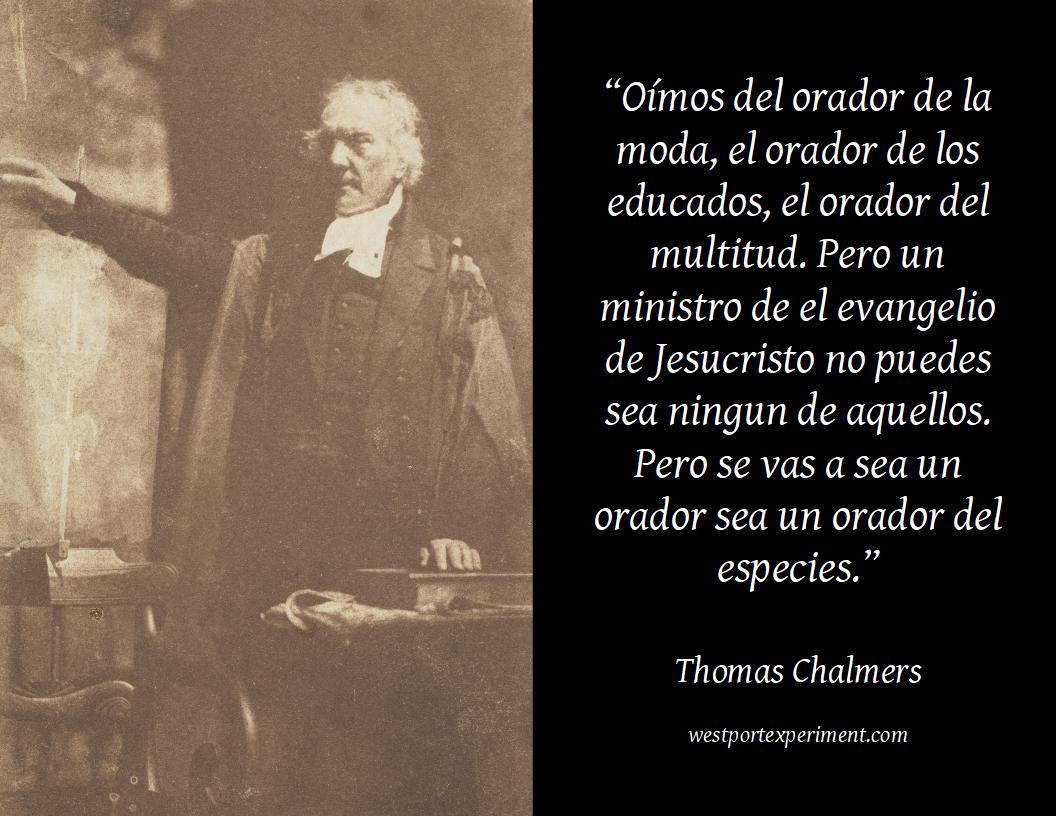 Chalmers, Orator of the Species [Esp]